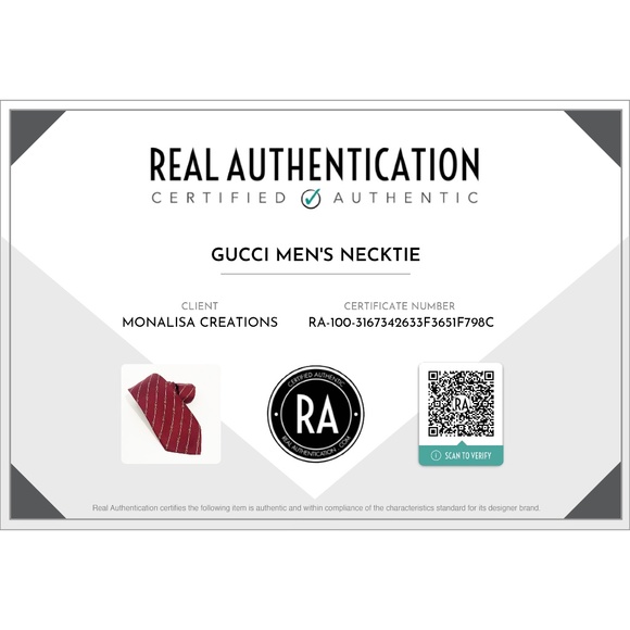 Gucci Necktie Mens Horse Bit Silk Equestrian Rare Print Vintage with COA - Picture 12 of 12